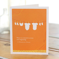 There Is A Miracle In Every New Beginning Greeting Card