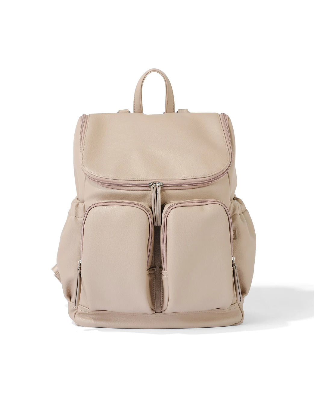 OiOi Oat Faux Leather Nappy Backpack