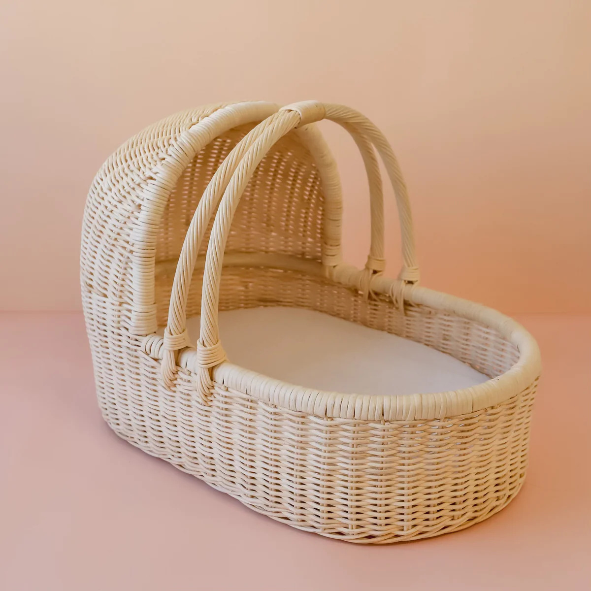 Wicker baby doll moses deals basket australia