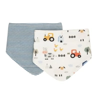Bandana Bibs 2 Pack Barnyard