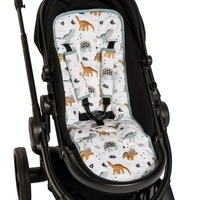 All4Ella - Universale Pram Liner Beige Dinosaurs