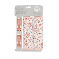 All4Ella - Harness Covers & Pram Pegs Floral Bouquet