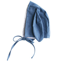 Alimrose Bobby Bunny Bonnet - Chambray Linen