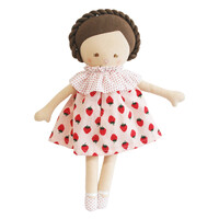 Alimrose - Baby Coco Doll with Strawberries Dress 26cm
