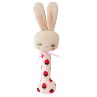 Alimrose - Bunny Stick Rattle Strawberry