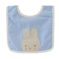 Alimrose - Linen Bunny Bib Blue