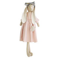 Alimrose - Sofia Bunny Pink Linen 70cm