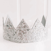 Alimrose - Silver Sequin Crown