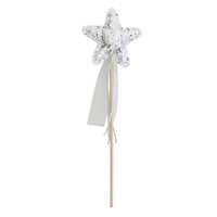 Alimrose - Sequin Star Wand - Silver