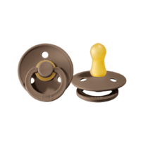 BIBS Colour Double Pack - Size One - Dark Oak