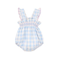 Bebe - Bonnie Check Organic Bodysuit