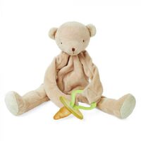 Bao Bao Bear Tan Silly Buddy Pacifier Holder
