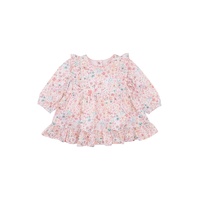 Bebe - Fern Floral Organic Overlay Dress