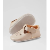 Bobux - Flutterheart Infant Gold Leather Shoes