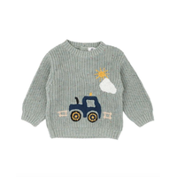 Bebe - Hunter Tractor Knit Jumper Green Marl