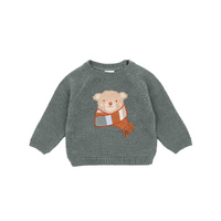 Bebe Organics - Mateo Bear Knitted Jumper
