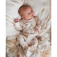 Bebe Organics - Nancy Long Sleeve Zip Onesie