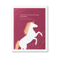 All Manner of Wonderous Things are Possible Birthday Card