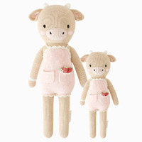 cuddle+kind - Ava the cow (powder pink)