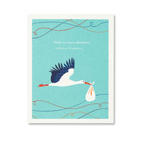 Hello Baby Greeting Card Greeting Card