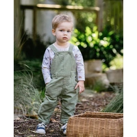 Bebe - Isaac Cord Overall Sage Green