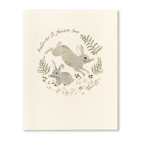Welcome to Forever Love Baby Card