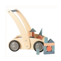 Egmont - Push Along Wagon with Wooden Blocks