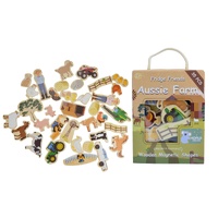 Fridge Friends Aussie Farm Magnets 35 Piece