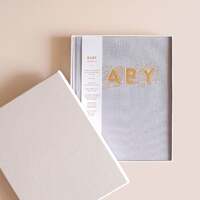 Fox & Fallow - Boxed Baby Book Grey