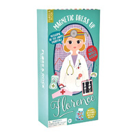 Floss & Rock - Wooden Magnetic Dress Up Doll - Florence