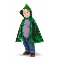 Great Pretenders - Metallic Green Dragon Cape 2-3 Years
