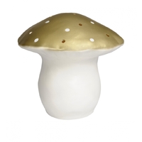 Heico Lights by Egmont - Large Gold Mushroom Lamp