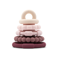 Jellystone - Rainbow Stacker & Teether Toy - Dusty