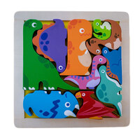 Kiddie Connect - Chunky Dinosaur Puzzle