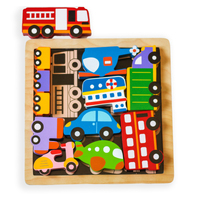 Kiddie Connect - Vehicles Chunky Wooden Puzzle