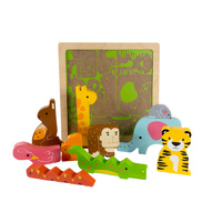 Kiddie Connect - Wild Animal Chunky Puzzle