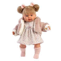 Llorens Doll - Alexandra Llorona with Fur Jacket 42cm