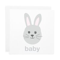 Grey Bunny Baby Gift Card