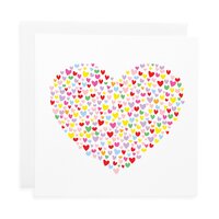 Heart Confetti Small Gift Card