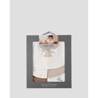 Baby Jersey Bibs 5 Pack - Bushland Bear