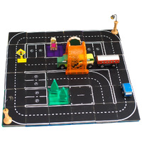 Learn & Grow Toys - Magnetic Tile Toppers - Road Pack (40 Piece)