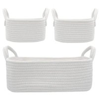 3 Piece Storage Set - White