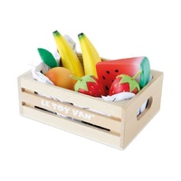 Le Toy Van - Smoothie Fruit Wooden Market Crate 7 Piece