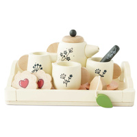 Le Toy Van - Wooden Tea Set & Tray 12 Pieces