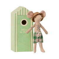 Maileg - Beach Mouse Dad in Cabin