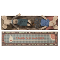 Maileg - Grandma and Grandpa Mice in a Matchbox