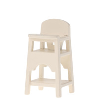 Maileg - High Chair for Mouse - Off-White