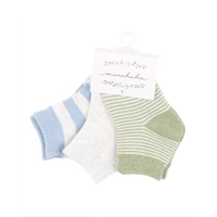 Minihaha - 3 Pack Socks Blues & Greens