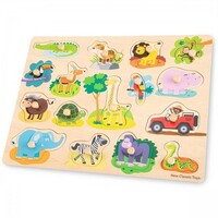 New Classic Toys - Large Peg Puzzle Safari