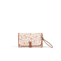 OiOi - Change Mat Clutch Peach Paisley/ Tan